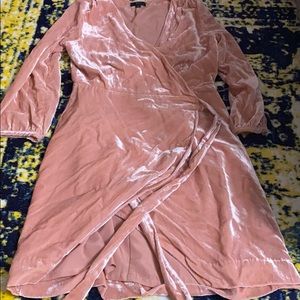 Jcrew velvet wrap dress...